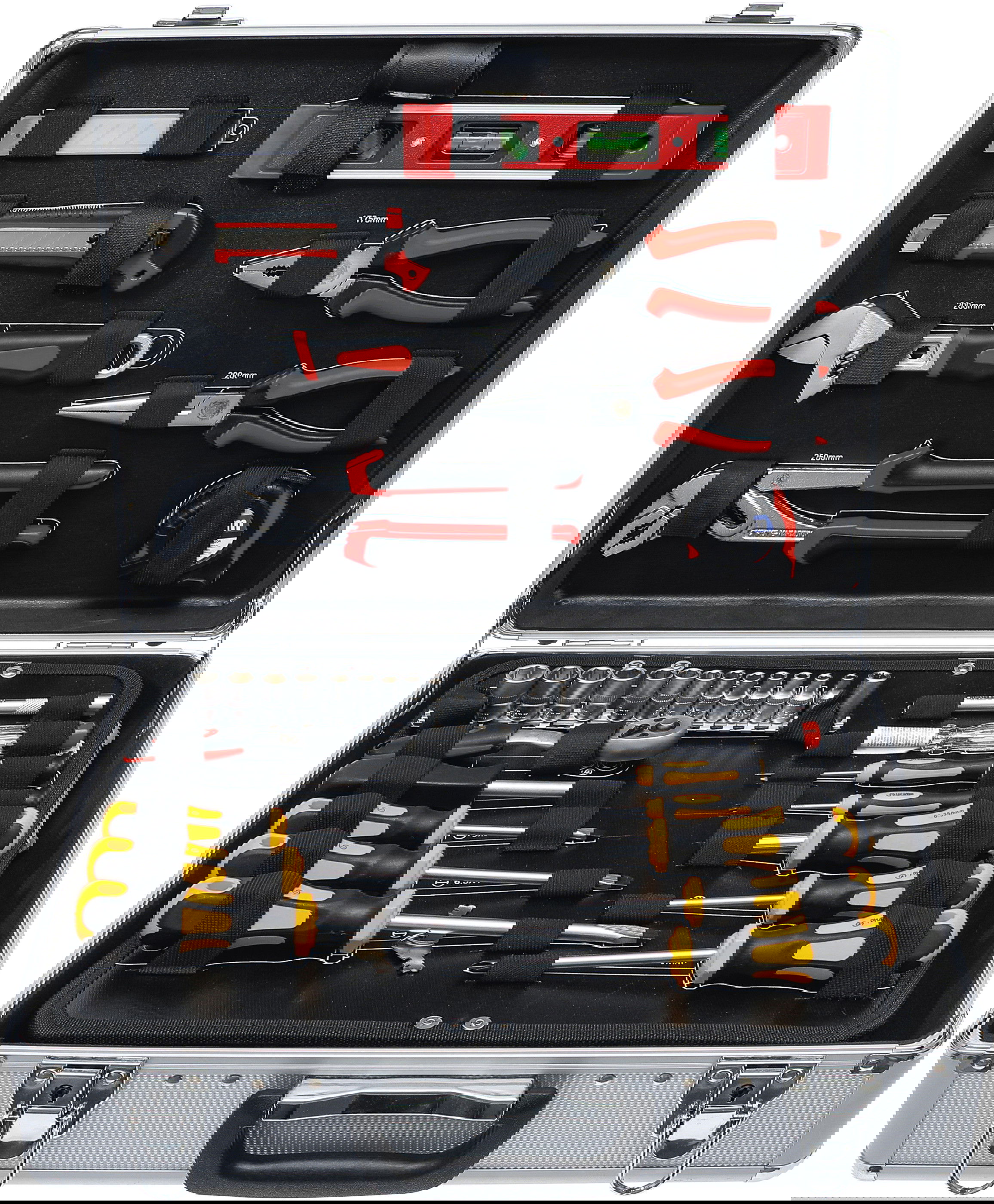 BGS Technic 9-2204 alumínium szerszámos koffer, felszerelt, 129 részes termék fő termékképe