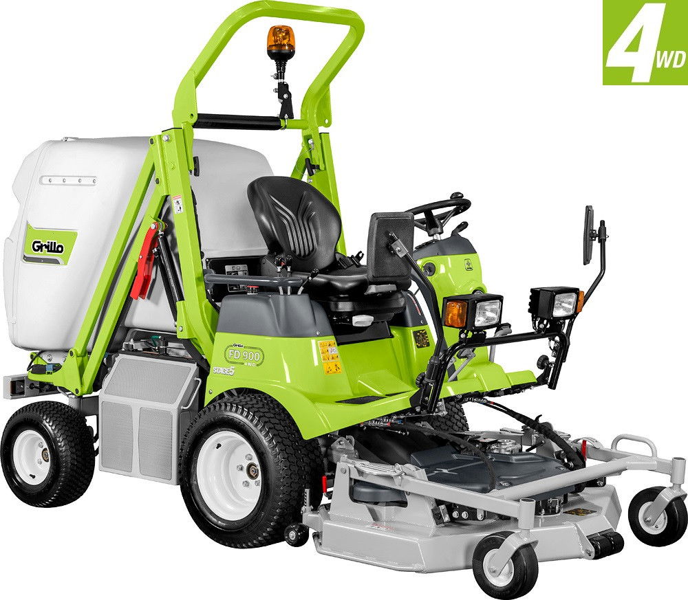 GRILLO magas ürítésű frontkaszás fűnyíró traktor FD 900 4WD ( Vágóasztallal ) termék fő termékképe