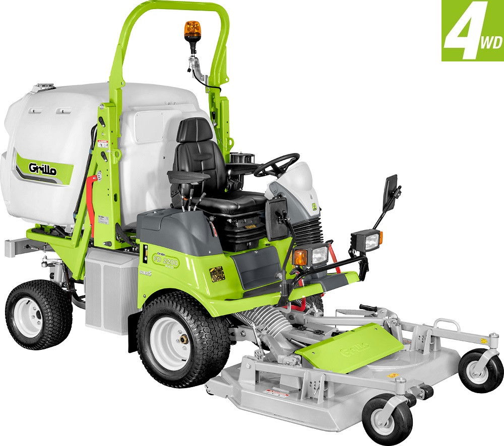 GRILLO magas ürítésű frontkaszás fűnyíró traktor FD 2200 4WD ( Vágóasztallal ) termék fő termékképe