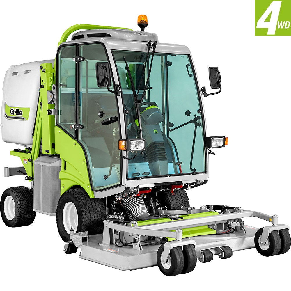 GRILLO magas ürítésű frontkaszás fűnyíró traktor FD 2200 TS 4WD ( Vágóasztallal, kabinnal ) termék fő termékképe