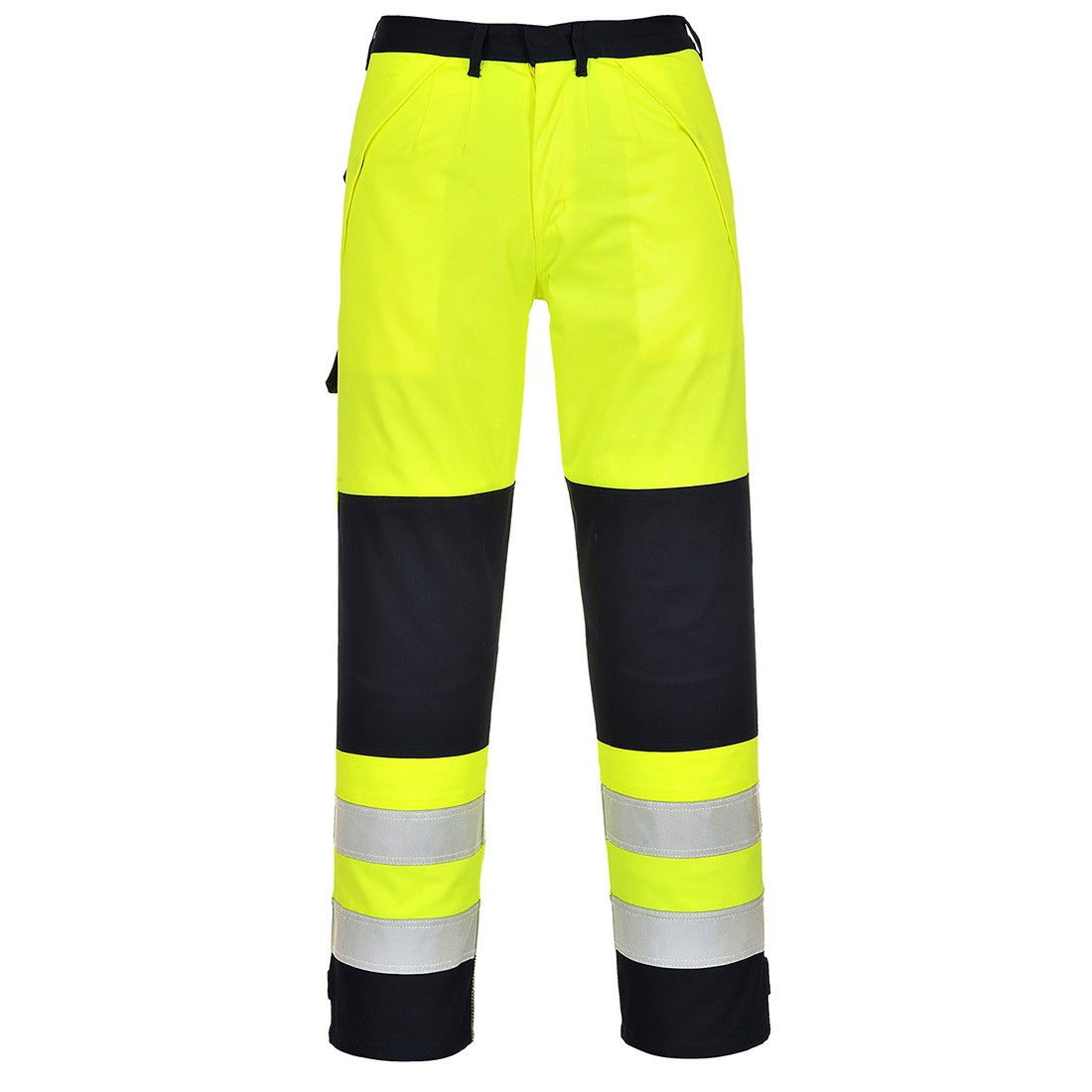 Portwest FR62 - Hi-Vis Multi-Norm nadrág, sárga/tengerészkék termék fő termékképe